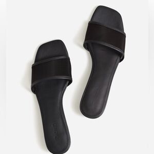 Black Slide Sandals